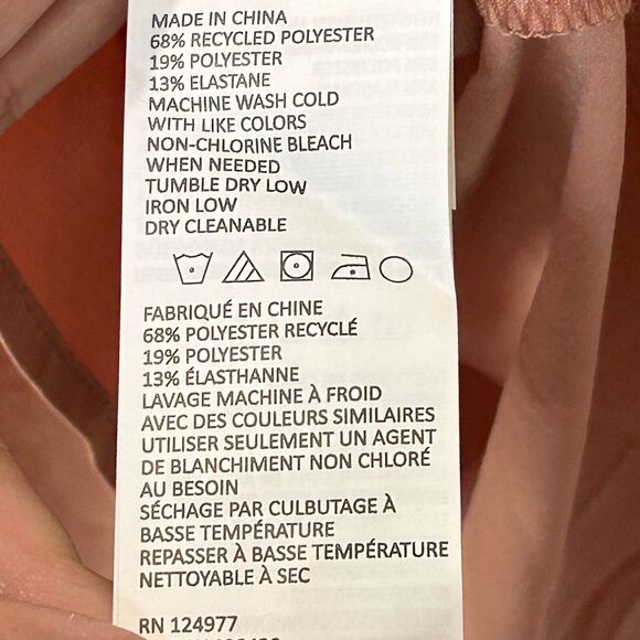 Prana Women's Blouse in Warm Peach - Picture 8 of 9